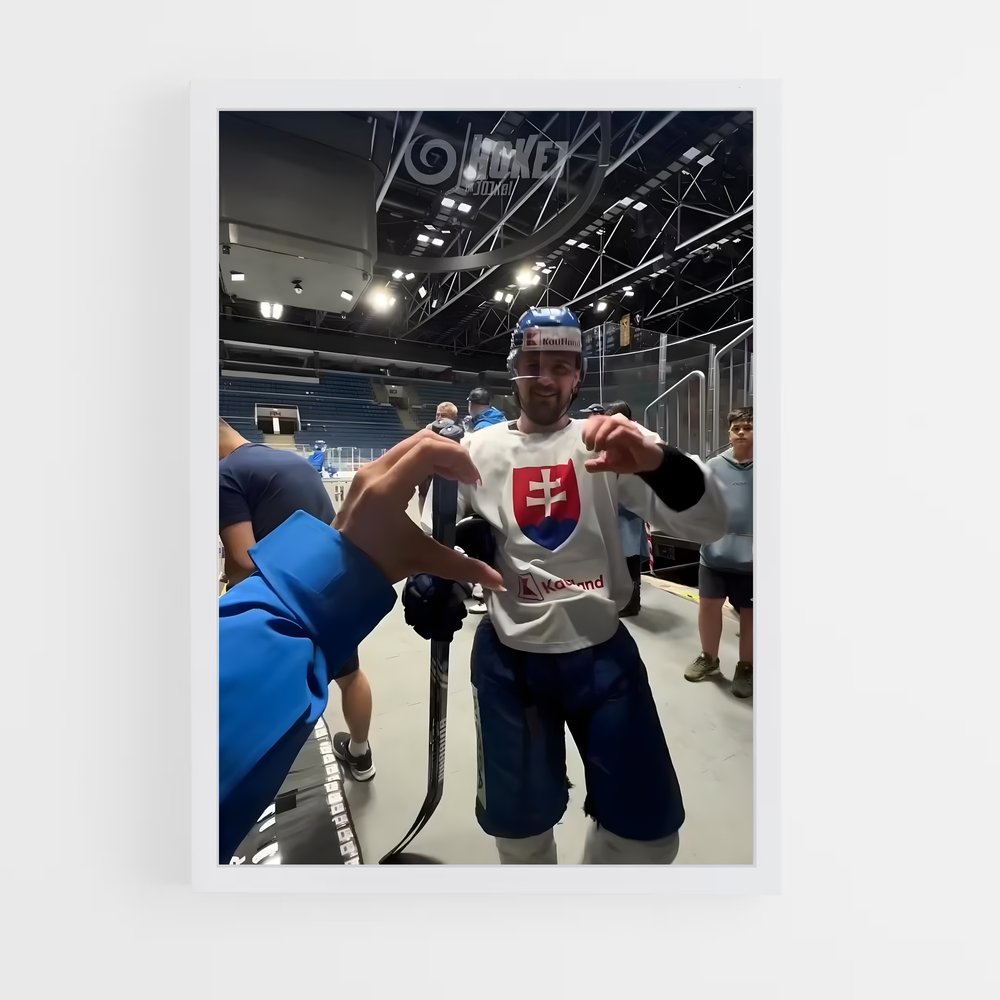 Poster Le Héros du Glace – affiche Hockey sur glace (vue 3)